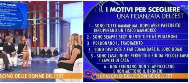 Paola Perego conduce un dibattito sul perchè gli italiani preferirebbero le donne straniere: polemiche Paola Perego conduce un dibattito sul perchè gli italiani preferirebbero le donne straniere: polemiche