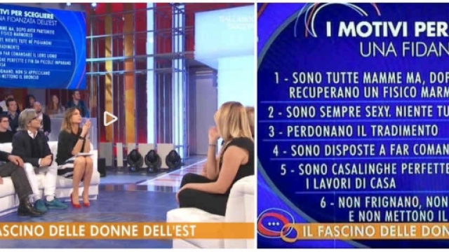 La lista incriminata di "parliamone sabato"