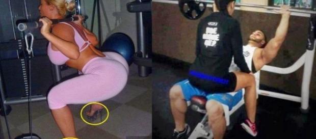As imagens mais sem noção já flagradas na academia As imagens mais sem noção já flagradas na academia