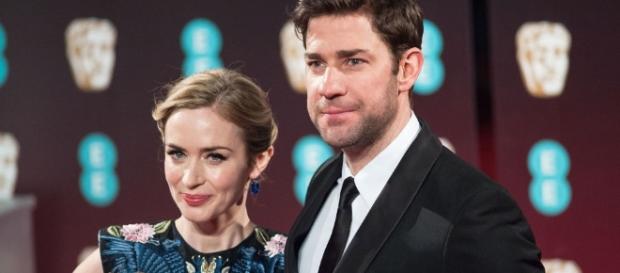 Blunt and Kraskinski, together at last! Photo via Emily Blunt and John Krasinski Costar in First Movie Together ... - harpersbazaar.com Blunt and Kraskinski, together at last! Photo via Emily Blunt and John Krasinski Costar in First Movie Together ... - harpersbazaar.com
