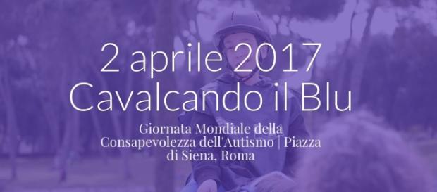 La locandina di 'Cavalcando il Blu'. La locandina di 'Cavalcando il Blu'.