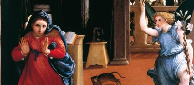 L'Annunciazione di Lorenzo Lotto L'Annunciazione di Lorenzo Lotto