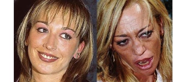 Las dos caras de Belén Esteban. Las dos caras de Belén Esteban.
