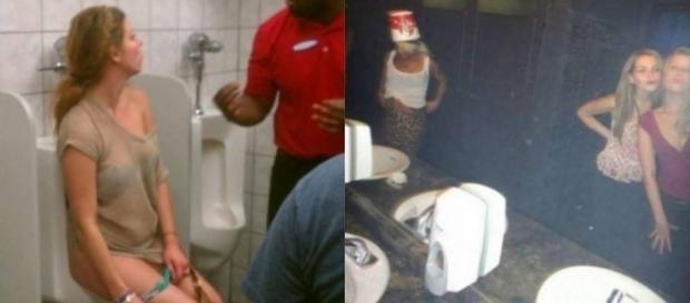 Momentos bizarros ocorridos em banheiros. Momentos bizarros ocorridos em banheiros.