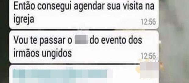 Parte da conversa em que o pastor erra e manda o que não devia Parte da conversa em que o pastor erra e manda o que não devia