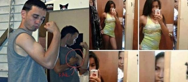 Pessoas que não sabem como tirar uma selfie Pessoas que não sabem como tirar uma selfie