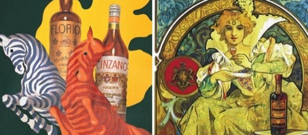 Propagandas de bebidas antes da era das mulheres seminuas. Reprodução/Twitter. Propagandas de bebidas antes da era das mulheres seminuas. Reprodução/Twitter.