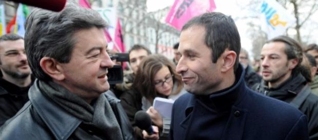 Jean-Luc Mélenchon passe devant Benoît Hamon Jean-Luc Mélenchon passe devant Benoît Hamon
