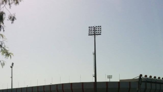 Il campo B dello stadio Erasmo Iacovone teatro dell'aggressione nel pomeriggio.