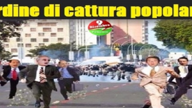 Il documento incriminato che ha fatto scattare la perquisizione da parte della Digos.