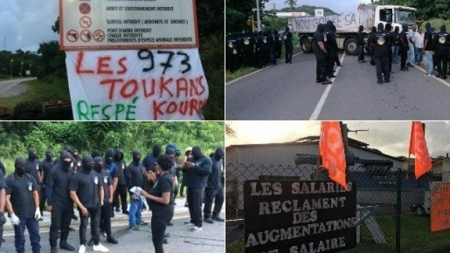Les manifestations ankylosent l'ensemble du département depuis quelques jours (via Guyane 1ère)