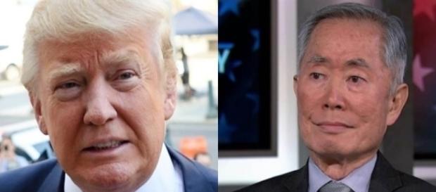 Donald Trump, George Takei via Twitter Donald Trump, George Takei via Twitter