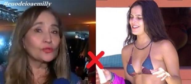 Sônia Abrão declara que "odeia a Emilly" do BBB17 Sônia Abrão declara que "odeia a Emilly" do BBB17