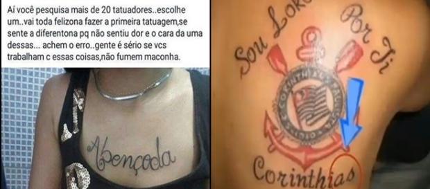 Tatuagens escritas de forma errada Tatuagens escritas de forma errada