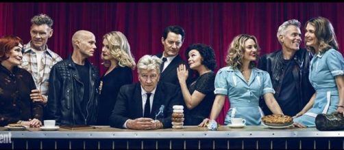 David Lynch gives fans a view of the cast inspired by the Last Supper / Photo via Entertainment Weekly