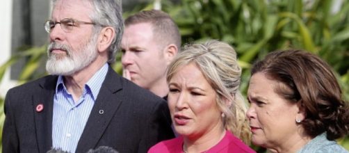 Michelle O'Neill with Sinn Féin leader Gerry Adams - irishnews.com