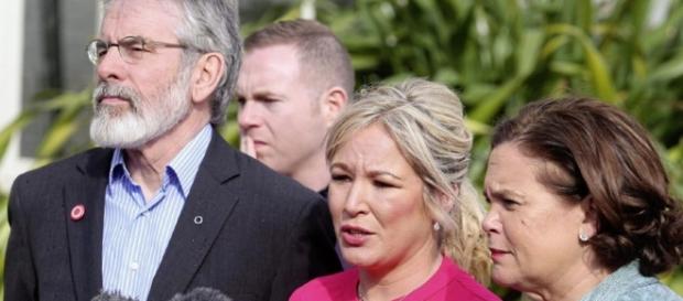 Michelle O'Neill with Sinn Féin leader Gerry Adams - irishnews.com Michelle O'Neill with Sinn Féin leader Gerry Adams - irishnews.com