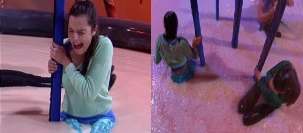 Sister é eliminada de prova (Foto: reprodução TV Globo) Sister é eliminada de prova (Foto: reprodução TV Globo)