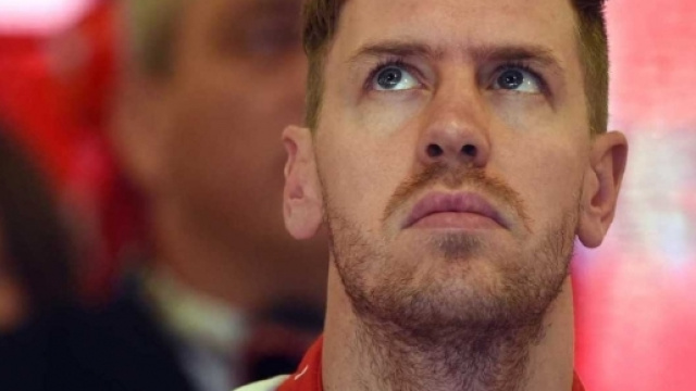 Sebastian Vettel, prima guida della Ferrari