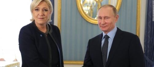 Putin meets Marine Le Pen, French far-right candidate, at Kremlin / Photo by cnn.com via Blasting News library