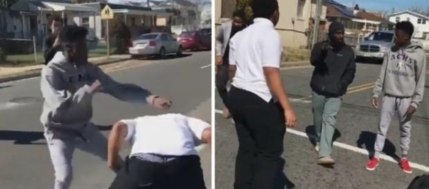 Ali Miller, que interferiu na briga, ganhou uma homenagem. Ali Miller, que interferiu na briga, ganhou uma homenagem.