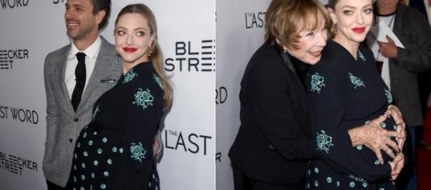 Amanda Seyfried gravida (acento) de sua primeira filha Amanda Seyfried gravida (acento) de sua primeira filha