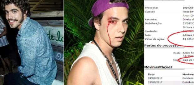 Caio Castro pode perder R$100 mil por ter agredido um fotógrafo Caio Castro pode perder R$100 mil por ter agredido um fotógrafo