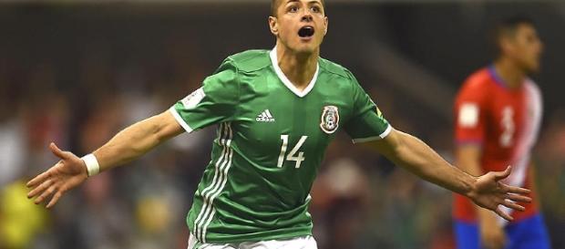Chicharito anota y empata record. Foto: mediotiempo.com Chicharito anota y empata record. Foto: mediotiempo.com