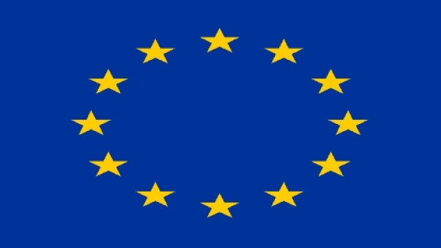 Drapeau actuel de l'Union europ&eacute;enne