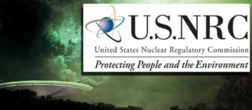 Sopra il logo della United States Nuclear Regulatory Commission che ha fornito al FOIA i documenti sugli UFO