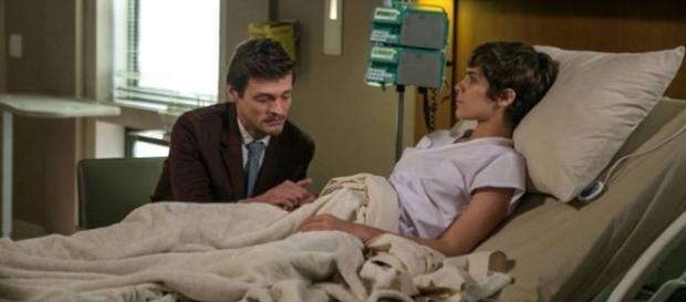 Antonio e Letícia na novela 'A Lei do Amor' Antonio e Letícia na novela 'A Lei do Amor'