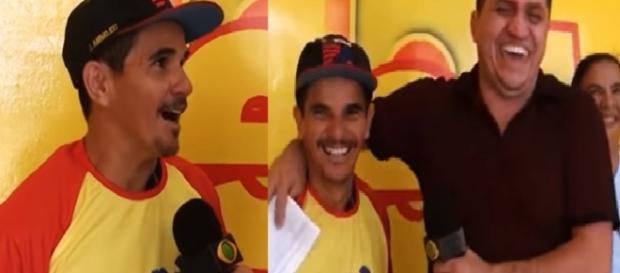 Peão ganha na loteria e 'acaba' com repórter ao revelar como vai gastar tudo; vídeo Peão ganha na loteria e 'acaba' com repórter ao revelar como vai gastar tudo; vídeo
