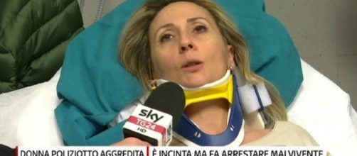 Il capo della squadra mobile di Pisa incinta, era a Roma per un corso: ha bloccato un malvivente che la stava rapinando. Foto: sky.tg24.