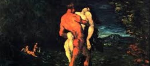 “The Abduction” by Paul Cezanne (Wikimedia Commons)