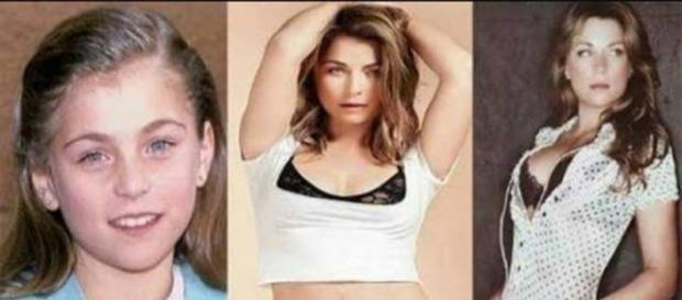 A atriz Ludwika Paleta, antes e depois. A atriz Ludwika Paleta, antes e depois.