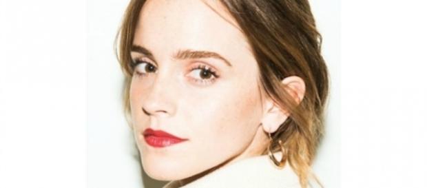 Emma Watson, con jersey de Coltraneworks. Emma Watson, con jersey de Coltraneworks.