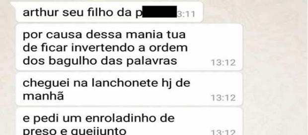 Imagens que mostram trollagens no WhatsApp Imagens que mostram trollagens no WhatsApp
