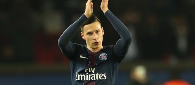 Julian Draxler lors du match de Ligue des Champions, 8ème de ... - purepeople.com Julian Draxler lors du match de Ligue des Champions, 8ème de ... - purepeople.com