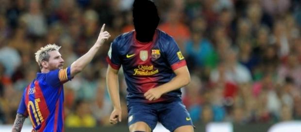 Leo Messi con la camiseta del Barça Leo Messi con la camiseta del Barça