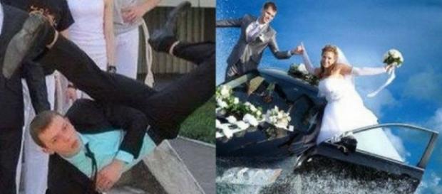 Muitas fotos de casamento acabam saindo estranhas e hilárias Muitas fotos de casamento acabam saindo estranhas e hilárias