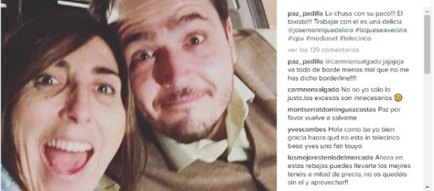 Paz Padilla, sin maquillaje alguno. Paz Padilla, sin maquillaje alguno.