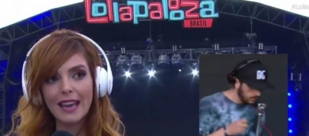 Repórter bateu de frente com DJ famoso Repórter bateu de frente com DJ famoso