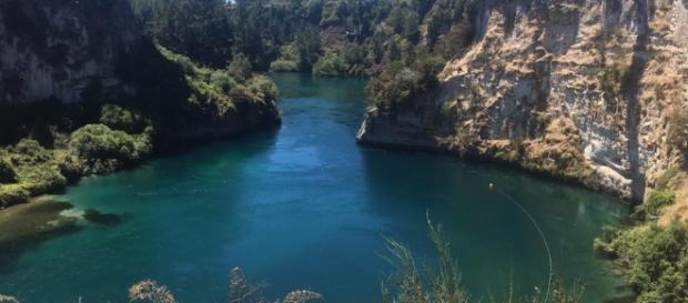 Waikato River, near Lake Taupo Waikato River, near Lake Taupo