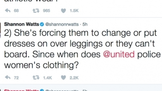Leggins vietati a bordo: polemica per le regole della United Airlines.