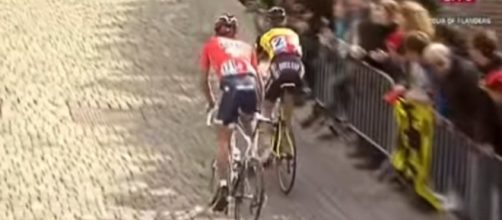 Boonen e Cancellara al Giro delle Fiandre 2010