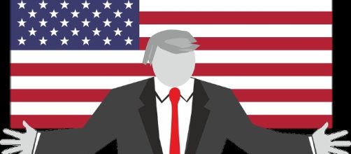 Caricatura del 45 º Presidente de los Estados Unidos de América, Donald Trump (Un símbolo del populismo)