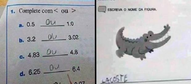 Crianças engraçadas acabam inventando respostas mirabolantes nas provas Crianças engraçadas acabam inventando respostas mirabolantes nas provas