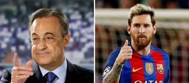 Florentino Pérez y Leo Messi... Florentino Pérez y Leo Messi...