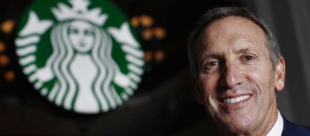 Howard Schultz, CEO di Starbucks. Howard Schultz, CEO di Starbucks.