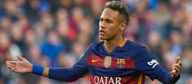 Neymar Junior sous le maillot du FCB Neymar Junior sous le maillot du FCB